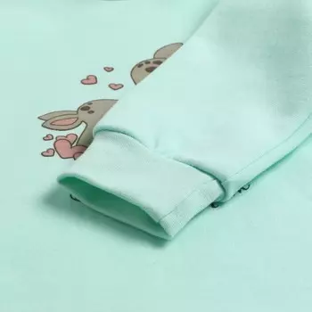 Водолазка детская, цвет бирюзовый, рост 74 см