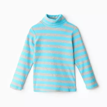 Водолазка детская, цвет бирюзовый, рост 86 см