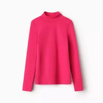 Водолазка детская, цвет фуксия, рост 122 см