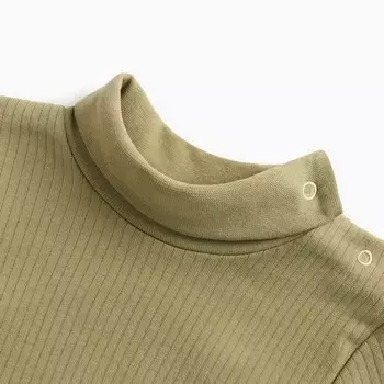 Водолазка детская, цвет хаки, рост 80 см