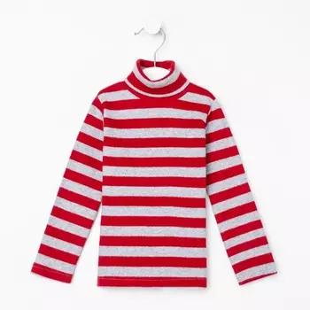 Водолазка детская, цвет марсала, рост 98 см