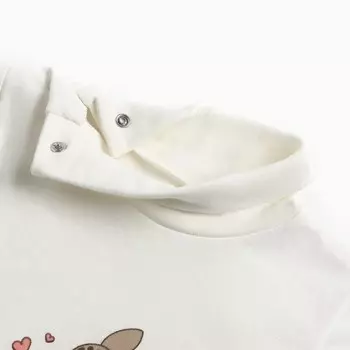 Водолазка детская, цвет молочный, рост 92 см