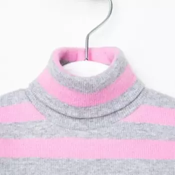 Водолазка детская, цвет розовый, рост 104 см