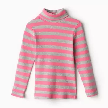 Водолазка детская, цвет тёмно-розовый, рост 98 см