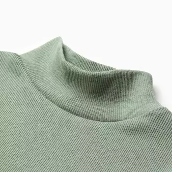 Водолазка детская, цвет зеленый, рост 128 см