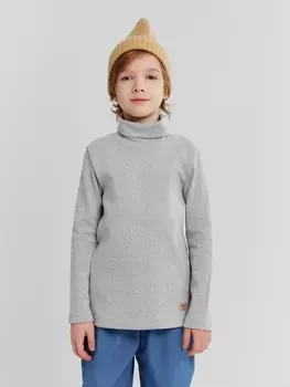 Водолазка детская MINAKU, серый-меланж, рост 152 см