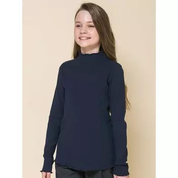 Водолазка для девочек Pelican, рост 128 см, цвет тёмно-синий