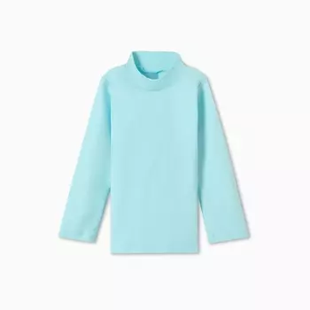 Водолазка для девочки , цвет бирюзовый, рост 116 см