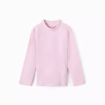 Водолазка для девочки, цвет розовый, рост 98 см