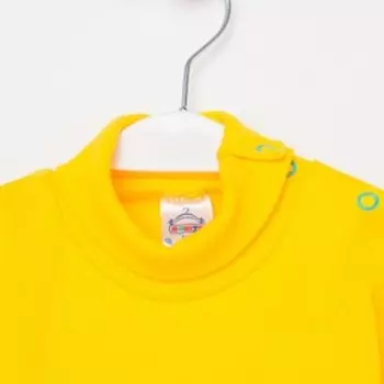 Водолазка для девочки, цвет жёлтый, рост 86 см