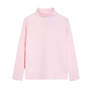Водолазка для девочки, рост 164 см, цвет розовый