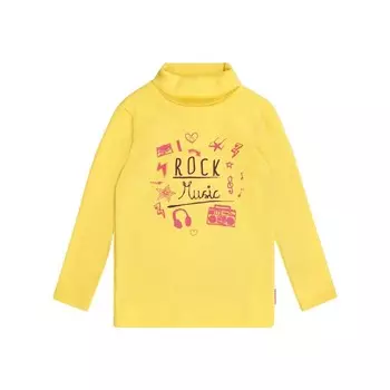 Водолазка для девочки Weekend, рост 128 см, цвет жёлтый