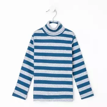 Водолазка для мальчика, цвет джинс, рост 92 см