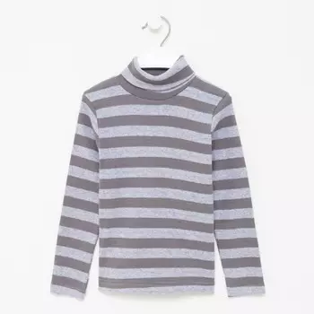 Водолазка для мальчика, цвет серый, рост 104 см