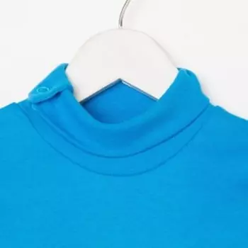 Водолазка для мальчика, цвет тёмно-бирюзовый, рост 86 см