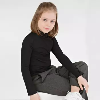 Водолазка для мальчиков, рост 152 см, цвет черный