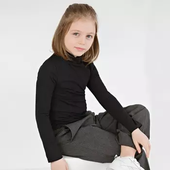 Водолазка для мальчиков, рост 158 см, цвет черный