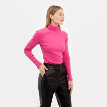 Водолазка женская, цвет розовый, размер 46-48 (L)