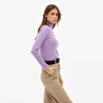 Водолазка женская MINAKU: Basic line, размер 46, лиловая