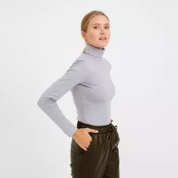 Водолазка женская MINAKU: Basic line, размер 42, серая