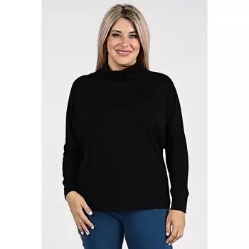 Водолазка женская, размер 52, цвет чёрный