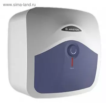 Водонагреватель Ariston ABS BLU EVO RS 15U RU, накопительный, 1200 Вт, 15 л, бело-синий