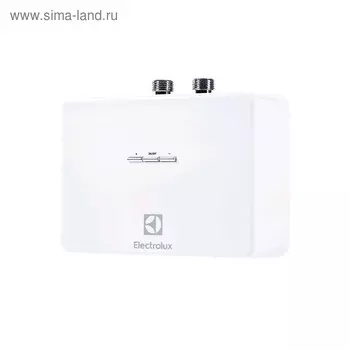 Водонагреватель Electrolux NPX 6 AQUATRONIC DIGITAL 2.0, проточный, 6 кВт, 2.8 л/мин, белый