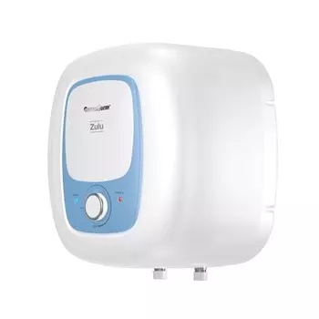 Водонагреватель Garanterm Zulu 10 O, накопительный, 1500 Вт, 10 л, бело-голубой