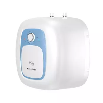 Водонагреватель Garanterm Zulu 15 U, накопительный, 1500 Вт, 15 л, бело-голубой