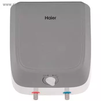 Водонагреватель Haier ES10V-Q1(R), накопительный, 1.5 кВт, 10 л, нижняя подводка, серый