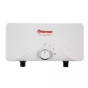 Водонагреватель Thermex City 6500, проточный, 6.5 кВт, 3.7 л/мин, нижняя подводка