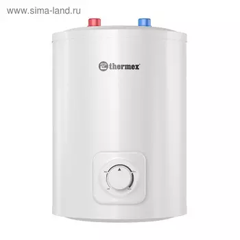 Водонагреватель Thermex IC 10-U, накопительный, 1.5 кВт, 10 л, верхняя подводка, белый