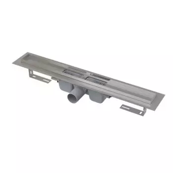 Водоотводящий желоб Alcadrain APZ1S-550, с порогами для перфорированной решетки, 550 мм