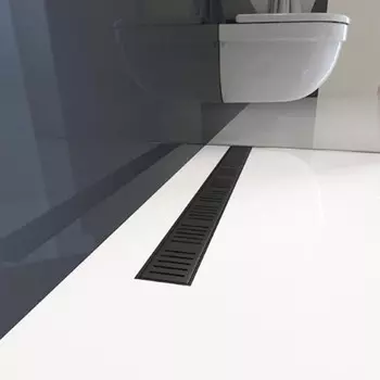 Водоотводящий желоб Alcadrain EKO AG101101650, с порогами для перфорированной решетки, 650 мм 1026