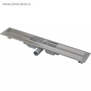 Водоотводящий желоб Alcaplast APZ101-750, с порогами для перфорированной решетки