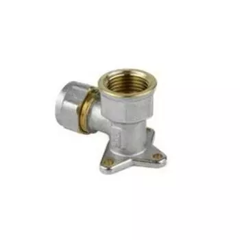 Водорозетка Aquasfera 7008-01, обжимная, d=16 мм х 1/2" х 16 мм, внутренняя резьба