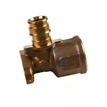 Водорозетка Uponor 1023035, d=20 мм х 1/2", внутренняя резьба, с фланцем, L=43 мм, латунь