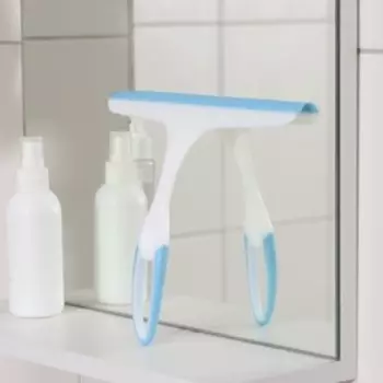 Водосгон с изогнутой ручкой Доляна, 2320 см, 5 см, белый