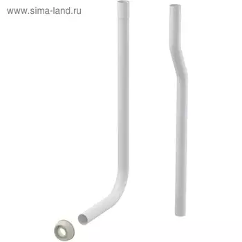 Водосливная труба Alcaplast A95, DN=32 мм, состоящая из двух частей, прокладка гофрированная 50750