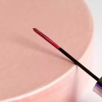 Водостойкая розовая тушь с эффектом умножения и подкручивания ресниц Diamond lashes