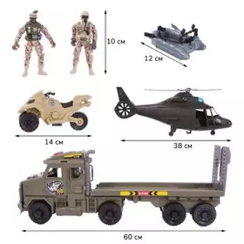 Военный трейлер, игровой набор