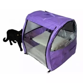 Вольер выставочный, полукруглый, разъемный, 53 х 59 х 60 см