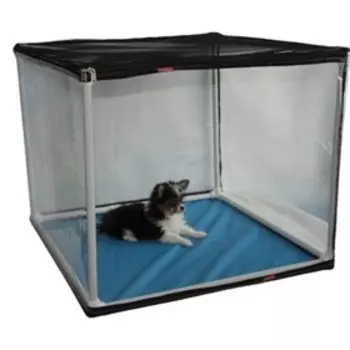 Вольер выставочный, прозрачный, 70 х 70 х 55 см