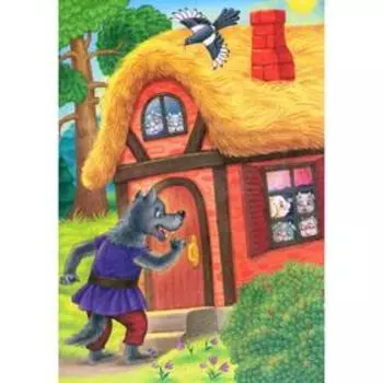 Волк и семеро козлят. Сказки-малютки. 2-е издание. Гримм В.