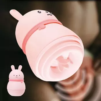 Вибратор волновой клиторальный, 12 режимов, USB, розовый