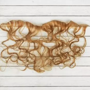 Волосы - тресс для кукол «Кудри» длина волос: 40 см, ширина: 50 см, №27А