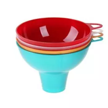 Воронка для банок, d=19 см, широкая, цвет МИКС