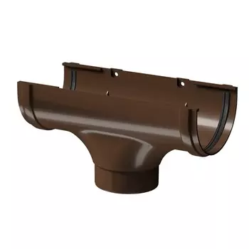 Водосточная воронка DCKE PREMIUM, цвет каштан