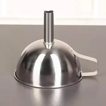 Воронка, d=11 см, с ручкой, нержавеющая сталь