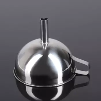 Воронка, d=13 см, нержавеющая сталь, с ручкой